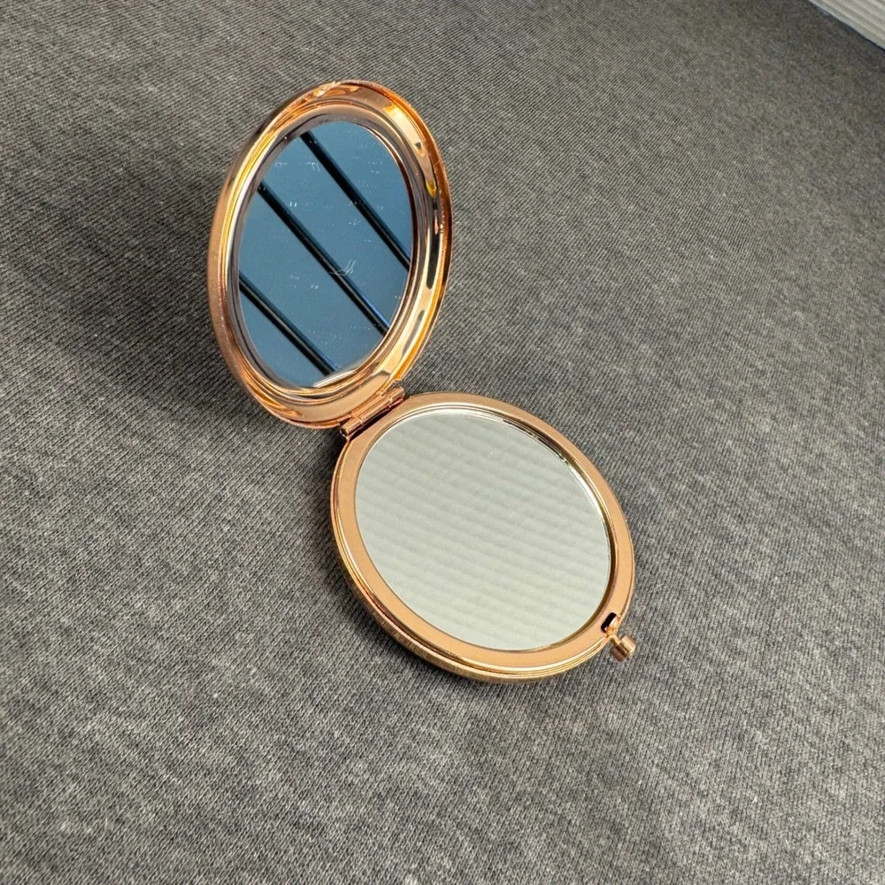 Wonder‎ Woman Rose Gold Compact Mirror Inspirational Quote